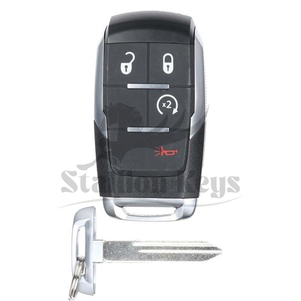 2019-2024 Ram Pickup HD 2500-5500 / 4-Button Smart Key / PN: 68538049AB / GQ4-76T / AFTERMARKET 2019-2024 Ram Pickup HD 2500-5500 / 4-Button Smart Key / PN: 68538049AB / GQ4-76T / AFTERMARKET